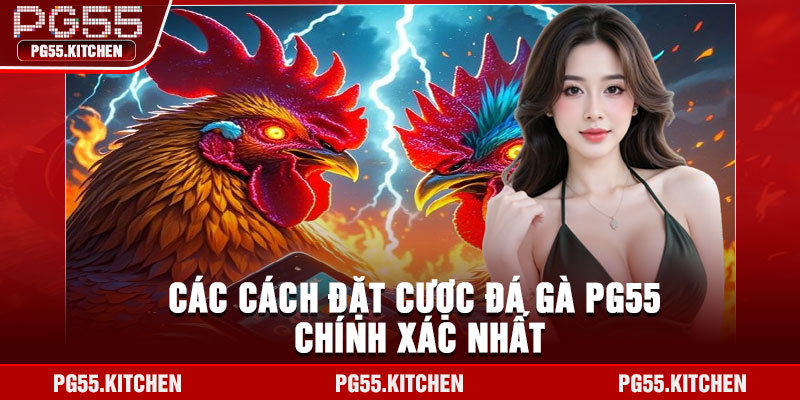 Các cách đặt cược đá gà PG55 chính xác nhất
