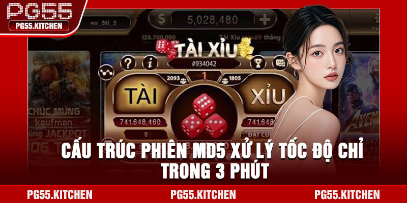Cấu trúc phiên MD5 xử lý tốc độ chỉ trong 3 phút