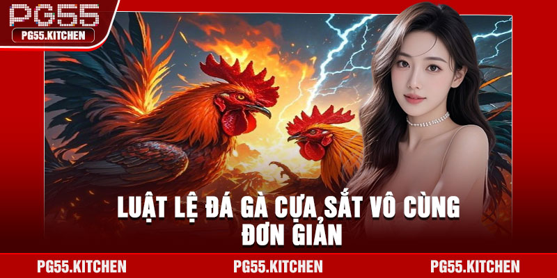 Luật lệ Đá gà cựa sắt vô cùng đơn giản